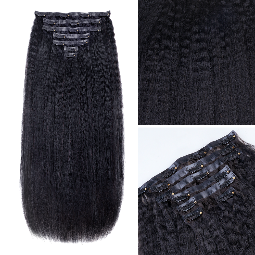 Lashey Most Undetectable Seamless Clip in Hair Extensions Real Human Hair Clip In Extensions - Image 14