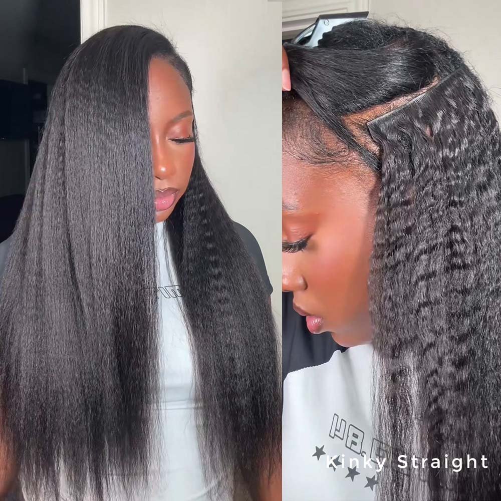 Lashey Most Undetectable Seamless Clip in Hair Extensions Real Human Hair Clip In Extensions - Image 2