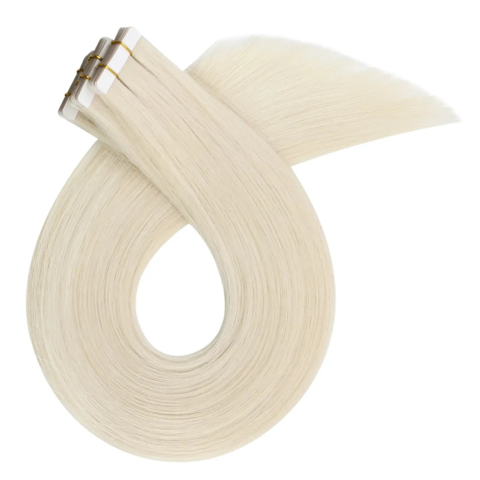 100% Virgin Human Hair Extensions Tape Ins Light Blonde (#60) - Image 7