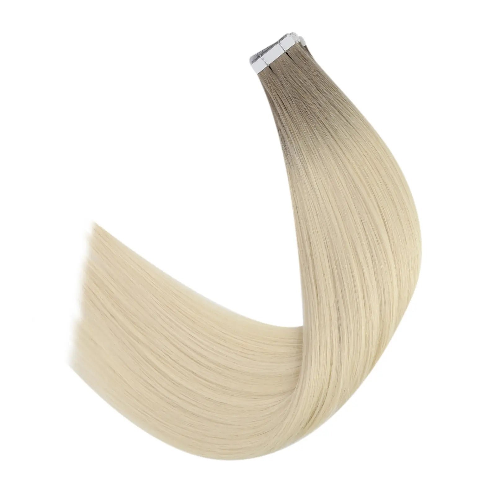 Virgin Tape In Hair Extensions 100% Human Hair Ombre Blonde (#R19/60) - Image 6